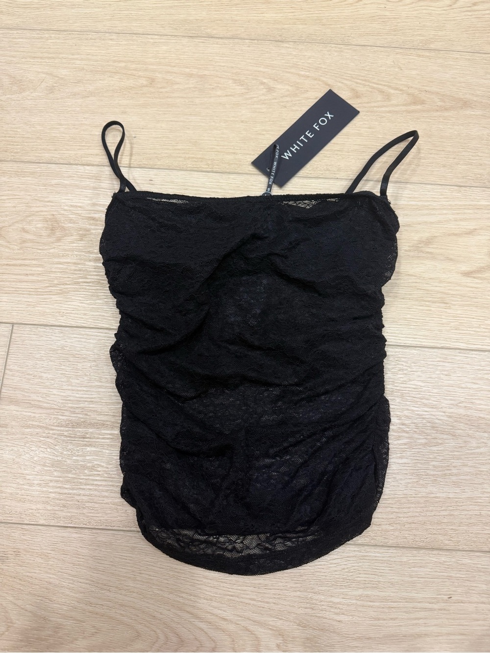 White fox to my heart lace bustier